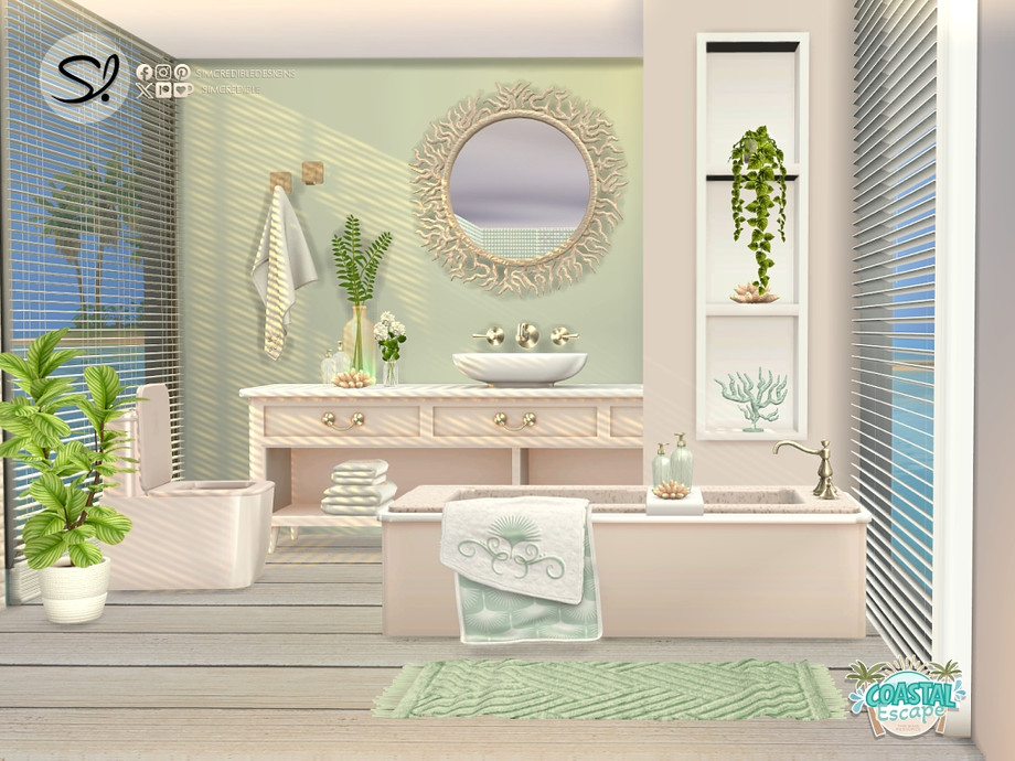 Галерея мода Набор лоя ванной Saltwater Bathroom #1